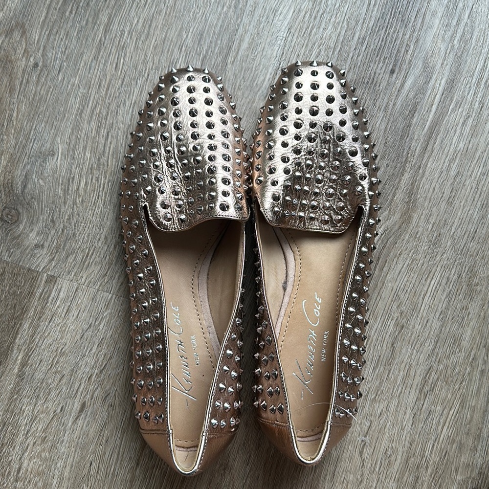 Kenneth Cole studded flats
